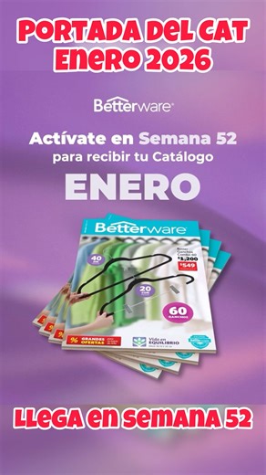 Portada del catálogo enero 2026/ llega en semana 52-2025