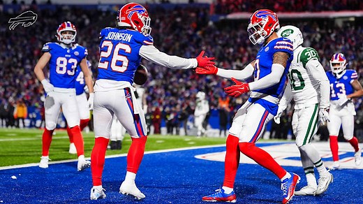 Mitchell Trubisky cashes in for his FOURTH TD of the game on 6-yard toss to Johnson | Bills vs. Jets Highlights