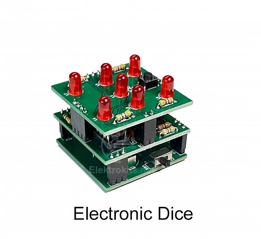 DIY Electronic Dice Kit: Learn to Solder PCB Project With Leds - Etsy