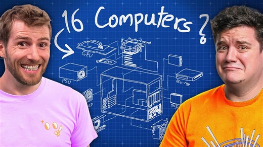 I gave him an impossible task - building a portable 16 player LAN party