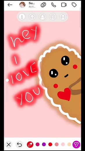 Arts and Creations Studio on Instagram: "A little piece of my heart, drawn with love ❤️✨ Sometimes words aren’t enough… so I draw them instead 🎨💕 #InstaDraw #LoveArt #KawaiiDrawing #HeartfeltArt #DigitalDoodle #RomanticVibes #CuteArtStyle #ArtWithLove #ILoveYouArt #SoftAesthetic #CreativeHeart #ArtsAndCreationsStudio #DoodleMagic #CuteCreation"