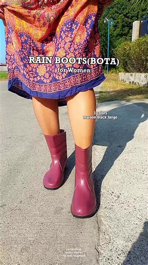 Comfortable Women's Rain Boots for the Rainy Season