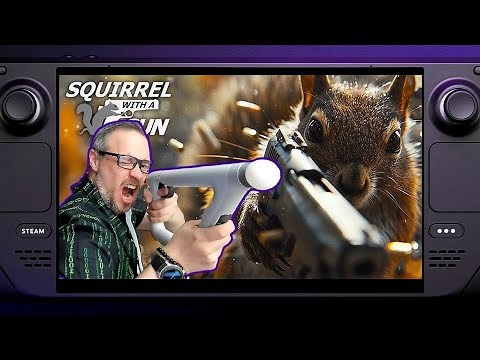 Je rêve ?! Un écureuil... avec un flingue ?! Je teste Squirrel With A Gun sur Steam Deck !