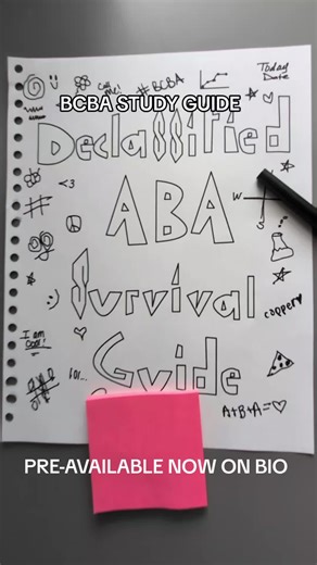 BCBA Study Guide: Stay Organized for Exam Success