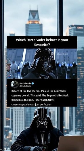 The Evolution of Darth Vader’s Helmet Across the Trilogy #starwars