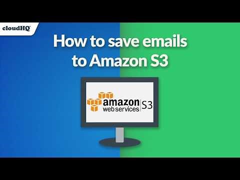 How to Save Emails from Gmail to Amazon S3 and Amazon Glacier