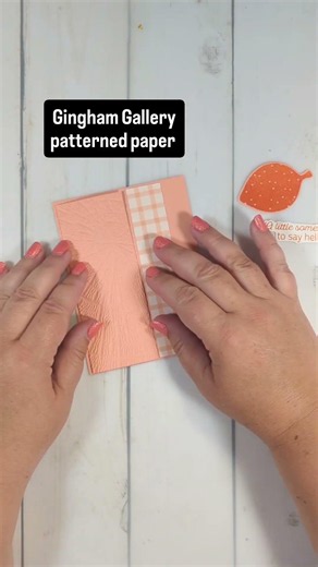 I made this quick & easy card using a basic card sketch & the Simply Leaves bundle from Stampin' Up!