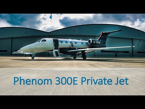 Private Jet to Germany! Cockpit Flight in the Phenom 300