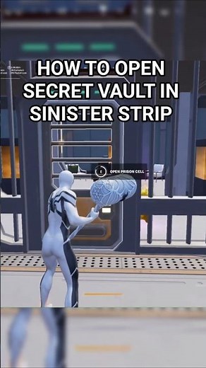 How To Open The SECRET Vault In Sinister Strip | Fortnite #fortnite
