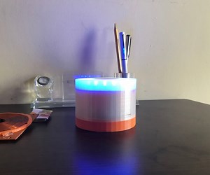 Wireless Powered Multi Color LED Lamp