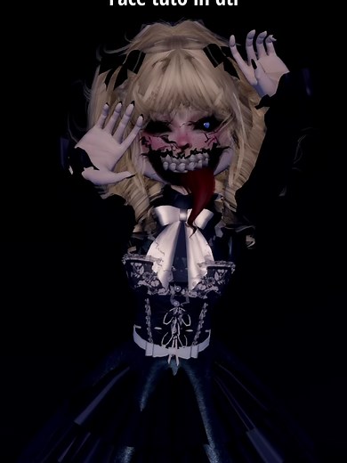 Creepy Doll Face Tutorial for Dress to Impress