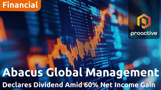 Abacus Global Management CEO on strong Q3 growth, maiden dividend, and bullish outlook https://www.proactiveinvestors.com/companies/news/1082078/abacus-global-management-ceo-on-strong-q3-growth-maiden-dividend-and-bullish-outlook.html #AbacusGlobal #JayJackson #EarningsGrowth #DividendStocks #AssetManagement #Securitization #ETFs #PrivateCredit #UncorrelatedYield #FinancialResults #ProactiveInvestors | Proactive