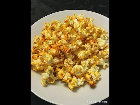 Masala Popcorn or Savory Popcorn- Indian Style Popcorn
