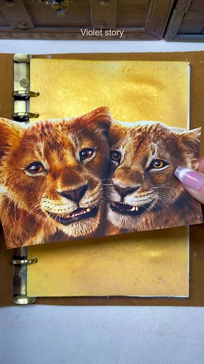 Scrapbooking Inspired by The Lion King Characters