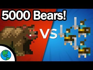 5000 Bears Vs. Humans! -WorldBox