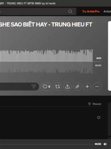 CHƯA NGHE SAO BIẾT HAY - Trung Hiếu ft MTRI (RMX) 2K26