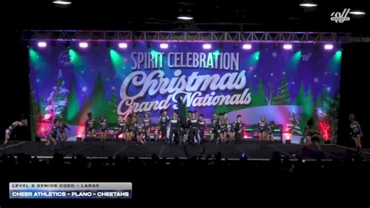 Cheer Athletics - Plano - Cheetahs [2025 L6 Senior Coed - Large] 2025 Spirit Celebration Christmas Grand Nationals