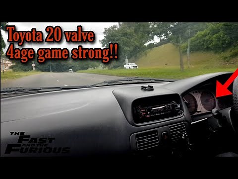 Toyota Corolla 20v Blacktop game strong - redline shifting