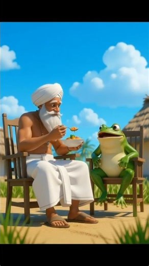 the farmer is a frog and cobra The Frog is a alcohol 😭 #youtubeshorts #trendingshorts #viral