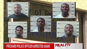 Prichard Police Officer booked into Mobile Metro Jail for the 5th time - Should this person be a police officer? Watch full report: https://mynbc15.com/news/local/prichard-police-officer-arrested-again-for-domestic-violence | NBC 15 News