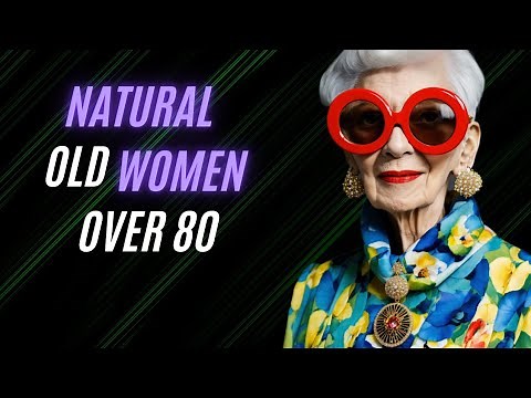 Natural Older Woman Over 80 💜 Women Over 80 and Modern Style: Endless Beauty #over80 #over85 #over90