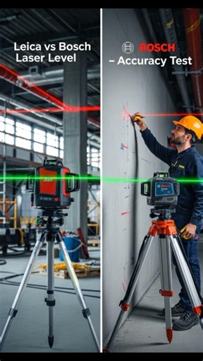 Leica vs Bosch Laser Level – Accuracy Test (Precision vs Smart) | A I buildPro insight #tools #