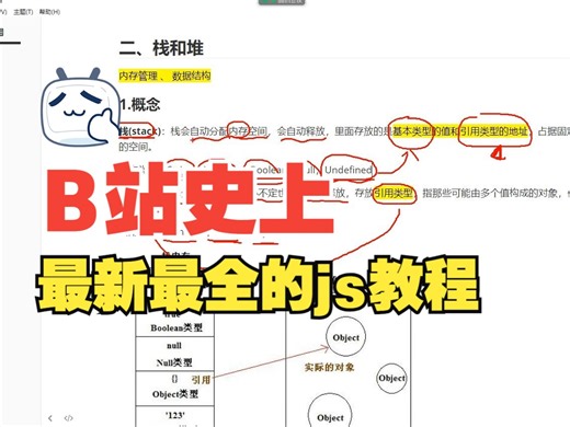 【js教程】77_栈和堆（掌握）