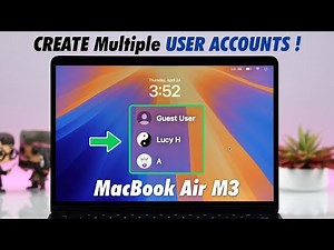 MacBook Air M3: How to Create a New User Account! [Step-by-Step]