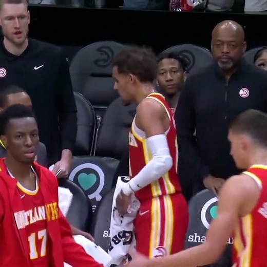 Trae Young ejected for throwing the ball at an official 👀