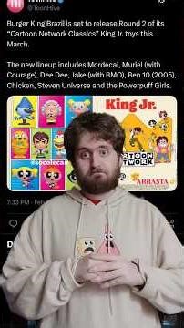Burger King Brazil is set to release Round 2 of its Cartoon Network Classics King Jr toys this March