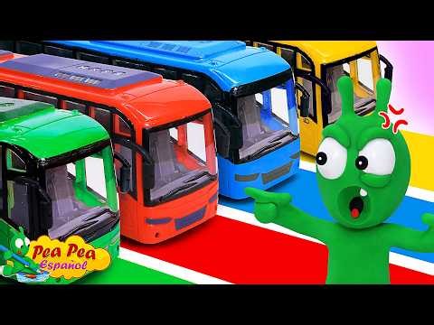 Pea Pea Viaja en el Autobús de los Cuatro Elementos de sus Amigos - Dibujos Animados para Niños
