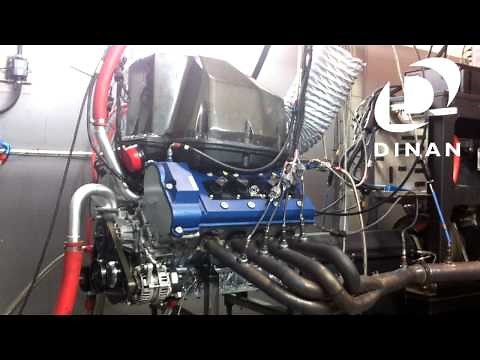 Dinan-Tuned BMW Power Race Engine Dyno Run S62 BMW V8