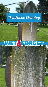 Wet & Forget Headstone Cleaning | Wet and Forget