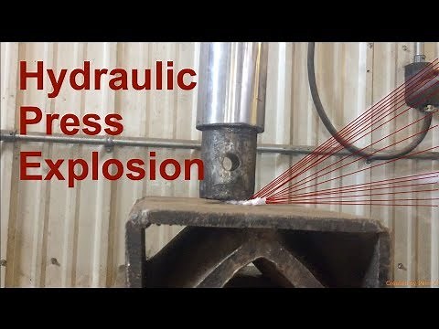 Explosion! Folding Paper 7 times in Hydraulic Press. The Squisher Returns! (2020)