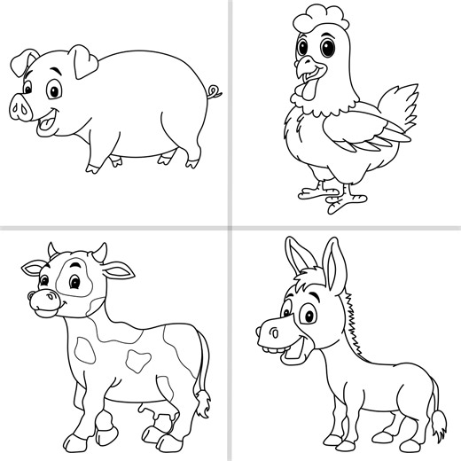 🐷🐔Hermosos dibujos faciles para dibujar de animales de la granja. 😍😍😍 #art #granja #dibujosfaciles #dibujosfáciles #dibujar #dibujos #drawing #aprenderadibujar #cómodibujar #comodibujar #videosvirales #Awesome #awesome #hermoso #cutedrawing #drawings #learntodraw #cartoon #easydrawings #cutedrawings #bonito #vaca #burro #gallina #cerdo #viral #cutedrawings #animales #tendencia #animals #tierno | Hamdego Art