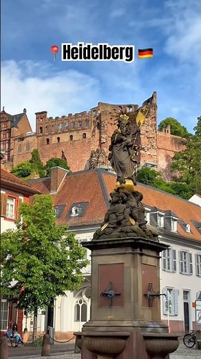 Heidelberg Germany 4K 🇩🇪 | Castle & Old Town #Shorts #travel