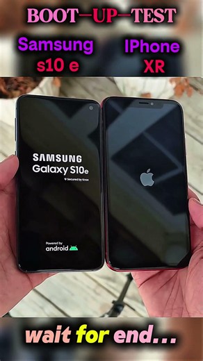 📱 Samsung S10e vs iPhone XR | Mobile Speed Test 🚀#tranding #smartphone #mobileshorts #shortsfeed