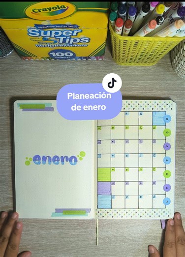 Planeación bullet journal Enero 🦋✨ . . . #bulletjournaling #bujo #planeacion #bulletjournal #journal