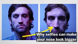 It's not just you. Selfies can make your nose look 30% bigger. Here's the visual trick that causes it, and how to avoid it: | Vox