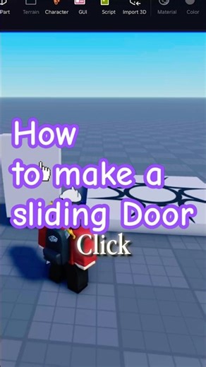 🚪make a sliding Door in Roblox studio