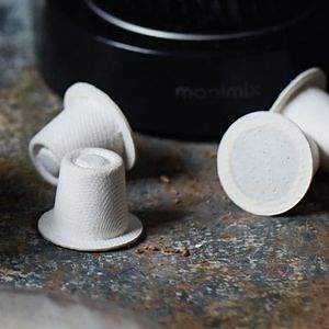 [Hot Item] Disposable Biodegradable Sugarcane Bagasse Take out 1 Oz Capsule Cup Cup Disposable with Lid