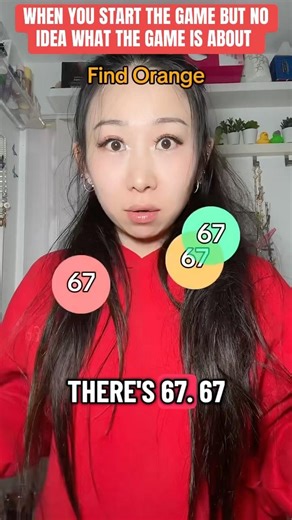 FIND 67 ORANGE 🍊 GAME #shorts 🔎