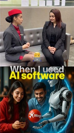 AI Job Interview Practice for Aviation & Hospitality | Wings Institute #shorts #video #cabincrew