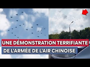Watch a terrifying display by the Chinese air force ahead of the Chinese parade
