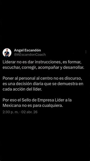 Hay una gran diferencia entre decir que se lidera y realmente liderar.
