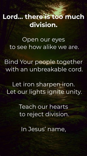 Prayer for unity❤️ #Jesus #faith # prayer #shorts