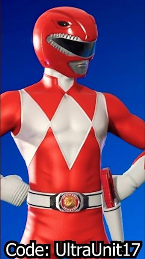 *NEW* Red Ranger Skin - Fortnite X Power Rangers - Mighty Morphin Set
