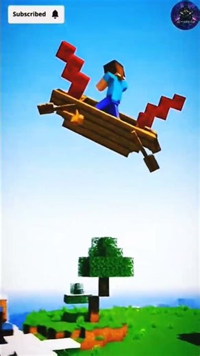 FLYING BOAT 😱🤯 #shorts #minecraft