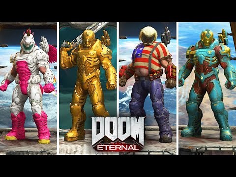 Doom Eternal - All Slayer Skins Showcase (2020)