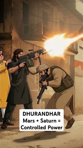 DHURANDHAR | Mars + Saturn = Controlled Power #vedicastrology #dhurandhar2 #dhurandhartherevenge